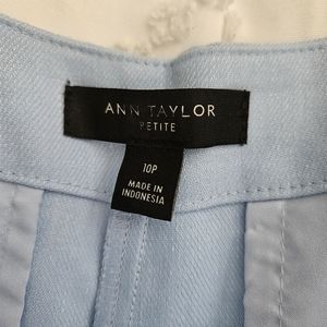 Ann Taylor Loft Crop/ High Rise Linen Pants
